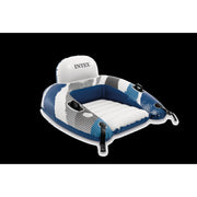 Intex 56837WL Inflatable Floating Water Seat with Quick Connects, Single River Lounge