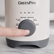 GreenPan Better Blend Nut Milk Maker, 15-in-1 Multi-Function, 30oz BPA-Free Container, Cream, Self-Clean, Delay Timer