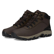 Columbia 2125222-231 Newton Explorer Waterproof Hiking Boots for Men, 9M, Cordovan/Stone Green