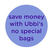 UBBI 10000 Stainless Steel Diaper Pail, White