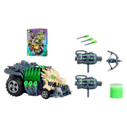 MGA Entertainment Ninjombie Prime Slime Dragon Vehicle with Dual Slime Blasting Cannons, Multicolor, Ages 6+