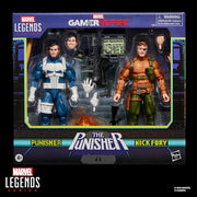 Hasbro Marvel Legends Gamerverse Punisher & Nick Fury 6-Inch Action Figure 2-Pack, Retro Vintage-Inspired, Gaming Accessories Included, G1871