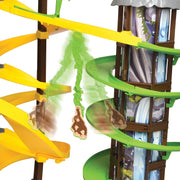 Simba Dickie Adventure Force Pirate Garage Multi-Level Trackset with Two Die-Cast Cars and Helicopter, Multicolor