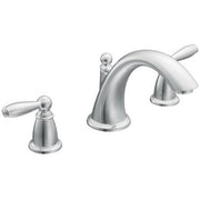 Brantford 2-Handle Deck-Mount Roman Tub Faucet Trim Kit in Chrome (Valve Not Included)