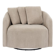 Living Style Group 2772-6423F-80K Beautiful Drew Chair by Drew Barrymore Fawn Cord