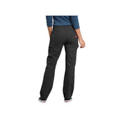 Dickies Duck Double-Front Carpenter Pants for Ladies - Rinsed Black - 2