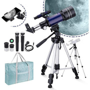 BEBANG A6003 Telescopes for Kids Adults Beginners, 70MM Telescope for Astronomy with Tripod