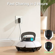 Wybot Winny Pool Cleaner-hj1102-wm Cordless Robotic Pool Vacuum Cleaner With Dual Powerful Suction Ports for Above/In Ground