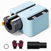 HTVRONT A200 Auto Tumbler Heat Press Machine, Full-Cup Transfer, Adjustable Pressure up to 155 lb, 4 Memory Modes, Blue