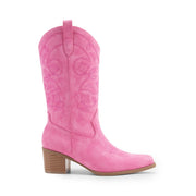 Dream Pairs Women's Cowboy Boots, Size: 6.5, Pink Nubuck