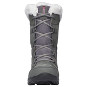Columbia Ice Maiden II Waterproof Insulated Winter Boots for Ladies - Shale/Dark Raspberry - 9.5M