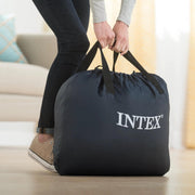 Intex 64427ED Air Mattress with Built-in Pump, Beige, Queen