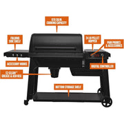 Traeger TFB97JLH Grills Woodridge Pro Electric Wood Pellet Grill and Smoker