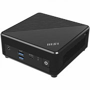 MSI Cubi N ADL-065US Mini PC, Intel Pentium N200 Quad-Core, 4GB DDR4 RAM, 128GB SSD, Intel UHD Graphics, Dual HDMI, Windows 11 Pro, Gray