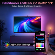 Froura Froura-0545 LED Backlight Strip, 14.76 FT Cuttable RGB w/Smart Screen Sync Sensor, App Control