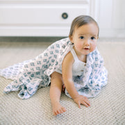 aden + anais Classic Muslin Swaddle Blankets, 4-Pack, 100% Cotton Muslin, Now + Zen Animal Print, 47 in x 47 in, ASWC40012