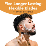 BIC Flex 5 Mens 5-Blade Disposable Razor, 10 Count