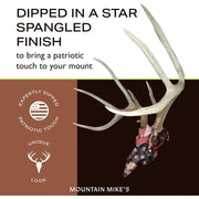 Mountain Mike's Reproductions MMR SMRF Skull Master Dipped Respect Flag - Antler Mounting Kit