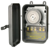 Woods 59104RWD 208-277-Volt 40-Amp Outdoor 24-Hour DPST Mechanical Time Switch with Metal Box