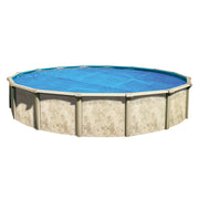 In The Swim 18ft Blue Round Solar Pool Cover, 8 Mil Polyethylene, UV Resistant, Heat Retaining