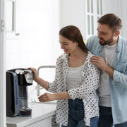 Mixpresso Single Serve Coffee Maker, 4 Brew Sizes, 45oz Removable Water Tank, Rapid Brew Technology, Auto Shut-Off, Gray, K4GRY00