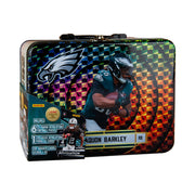 Panini 2025 Revolution NFL Football Trading Card Collectors Chest, Saquon Barkley, 6 Packs, Exclusive Parallel Card