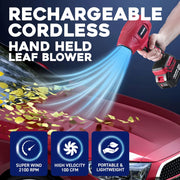 Bullseye Pro Cordless Leaf Blower with 20V Lithium-Ion Battery, 21,000 RPM, 100 CFM, Variable-Speed Trigger, Lightweight Design