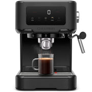Chefman CraftBrew Espresso Machine, 15-Bar Pump, Digital Touch Controls, Steam Wand, 1.5L Removable Water Tank, Black Stainless Steel, RJ54-SS-15-D-BLK