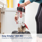 BISSELL CleanView Compact Upright Vacuum, Bagless, Scatter-Free Technology, 10 in Cleaning Path, Red, 3508T
