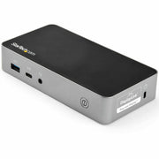 StarTech.com Dual HDMI Monitor USB-C Docking Station with 65W Power Delivery, 2x USB-A 3.0, 1x USB-C, Gigabit Ethernet, 1080p Dual Video Display, Black and Space Gray, DK30CHHPD