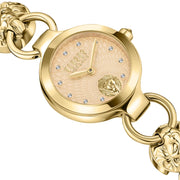Versus Versace VSP170821 Women's Broadwood Lion Link Stainless Steel Bracelet Watch 26mm