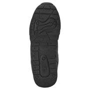 Athletic Works Silver Series 3 Men's Wide Width Running Sneakers, Black, Hook-and-Loop Closure, Cushioned Memory Foam Insole
