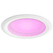 Philips Hue 4-Inch White and Color Ambiance High Lumen Smart LED Recessed Downlight, 850 Lumens, Bluetooth, Voice Control Compatible, 578419