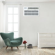 Arctic Wind Through-the-Wall Air Conditioner with 10,000 BTU Cooling, 10,600 BTU Supplemental Heat, 4 Modes, Remote Control, White, 450 Sq Ft