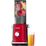 Sifene SIF-8202 150W Slow Masticating Juicer Machine, 4.3-Inch, Red