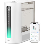 DREO DR-HHM003S Grey 6L Humidifiers for Bedroom, Smart Warm & Cool Mist for Large Room, Grey