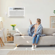 Keystone KSTAT08-1D Through-the-Wall Air Conditioner 8,000 BTU 350 Sq. ft. White