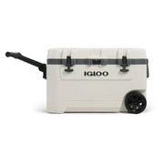 Igloo 35090 72 QT Overland Ice Chest Cooler with Wheels, White