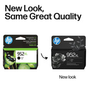 HP F6U19AN#RFD 952XL Black Original Ink Cartridge, High Yield, Compatible with OfficeJet Pro Select Model