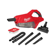 Milwaukee M18 Brushless Handheld Vacuum, 40 CFM, 63 in Suction, HEPA Filter, LED Lighting, Black, 0892-20