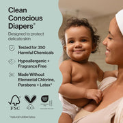 The Honest 21538744 Clean Conscious Disposable Diapers All the Alpacas + Turtle Time, Size: 1 - 78ct