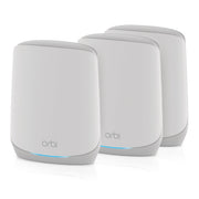 NETGEAR Orbi 660 Series AX3800 Tri-Band Mesh Wi-Fi 6 System, Whole Home Coverage Up to 6,600 Sq. Ft., 3-Pack, White, RBK663-100NAS