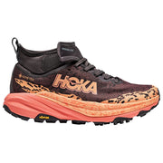 HOKA Speedgoat 6 Mid GTX Trail Running Shoes for Ladies - Galaxy/Guava - 7.5M