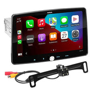 Sound Storm Laboratories Car Audio Stereo, 9-Inch Touchscreen, Single DIN, Apple CarPlay, Android Auto, Bluetooth, Backup Camera Input, SDML9ACPR