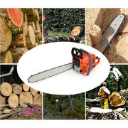 Topteng H014-A007 20 in. Bar 52CC Engine 2-Cycle Gas Powered Chainsaw for Farm/Garden/Ranch/Firewood