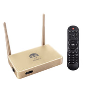 ACUM 9 Arabic Box Amlogic S905W Android TV Receiver, 2GB RAM, 16GB Storage, Gold Metal Set Top Box, Suitable for Elderly Users