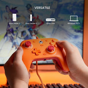 GameSir G7 SE Wired Controller for Xbox Series X|S, Xbox One, Windows 10/11, Hall Effect Joysticks and Triggers, Pulse Vibration, 3.5mm Audio Jack, Orange