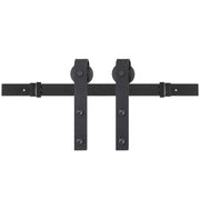 BARNDOOR HRDW120IN BENT STRAP BLACK