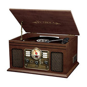 Innovative Technology VTA-200B-ESP Victrola Nostalgic Classic Wood 6-in-1 Bluetooth Turntable Entertainment Center, Espresso