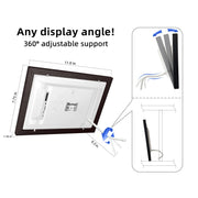 Tibuta 10.1 inch Wifi Digital Photo Frame, 1280 x 800 IPS Touch Screen Digital Picture Frame, 16GB Storage